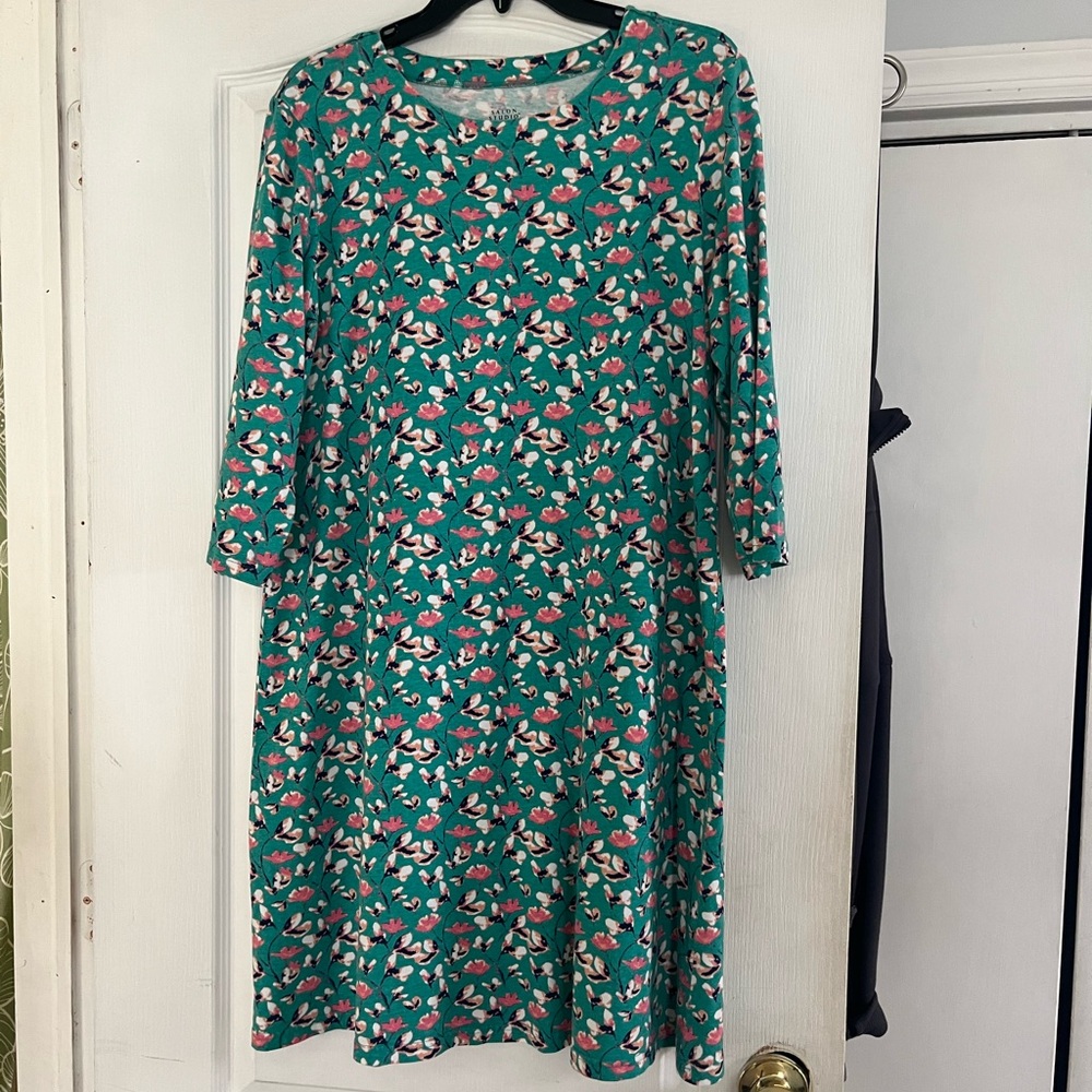 Salon Studio Floral Green Dress sz. M